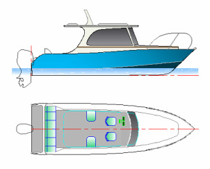 sport fishing boat design